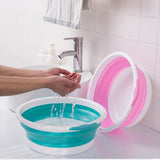 Optional,Plastic,Foldable,Round,Portable,Washing,Basin,Space,Saving,Washtub,Outdoor,Camping,Travel