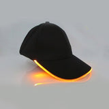 Unisex,Style,Light,Baseball,Luminous,Fashion,Snapback,Fiber,Optic