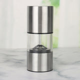 Stainless,Steel,Glass,Pepper,Spice,Grinder,Adjustable,Cooking