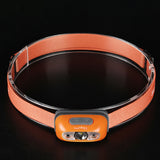 SupFire,Lumens,Headlamp,Smart,Induction,Rechargeable,Modes,Waterproof,Adjustable,Outdoor,Running,Cycling,Light