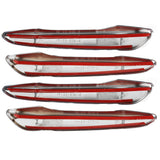 Chrome,Handle,Protective,Cover,Handle,Outer,Bowls,Mazda