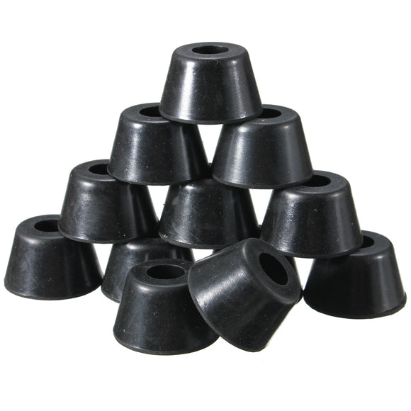 12pcs,25x20x15mm,Black,Rubber,Protector,Chair,Table,Crutch,Stools,Furniture