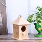 Wooden,Parakeet,Feeder,Hanging,Feeding,Garden,Decoration