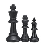 Portable,Chess,Tournament,Chess,Plastic,Pieces,Black,Chess,Board