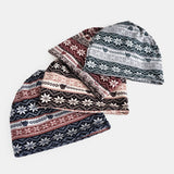 Women,Winter,Cotton,Snowflake,Pattern,Flower,Printing,Beanie,Gaiter,Shield
