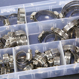 60Pcs,Clamps,Stainless,Steel,Clips,Clamp,Drive,Durable