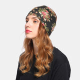 Women,Floral,Beanie,Scarf,Turban