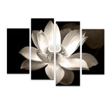 Miico,Painted,Combination,Decorative,Paintings,Botanic,Lotus,Decoration