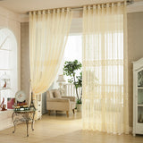 Fiber,Hollow,Tulle,Sheer,Curtains,Window,Screening,Bedroom,Living,Decor