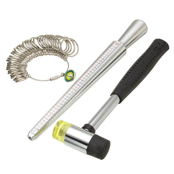 Aluminum,Stick,Sizer,Mandrel,Finger,Guage,Measuring,Hammers