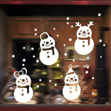 Miico,DLX9206,Christmas,Sticker,Window,Snowman,Pattern,Stickers,Decoration