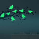 Honana,Fluorescent,Birds,Sticker,Bedroom,Decor