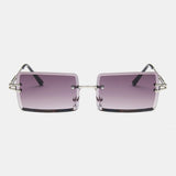 Women,Frameless,Square,Shape,Gradient,Color,Fashion,Casual,Sunglasses