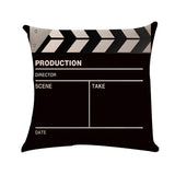 Linen,Movie,Theater,Cinema,Pillow,Cushion,Cover
