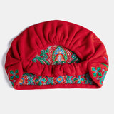 Women,Woolen,Ethnic,Style,Printing,Pattern,Casual,Protection,Sunscreen,Elastic,Beanie