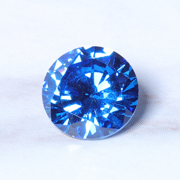 3.25ct,Sapphire,Round,Faceted,Shape,AAAAA,Loose,Gemstone,Decorations