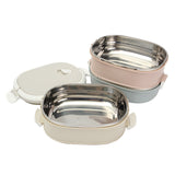 Tiers,Stainless,Steel,Lunch,Portable,Bento,Insulated,Thermal,Container