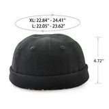 Retro,Solid,Brimless,Adjustable,Skullcap,Sailor