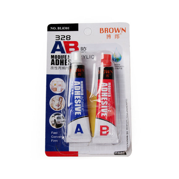 Brown,Modified,Acrylic,Adhesive,Super,Sticky,Plastic,Leather,Rubber,Repair