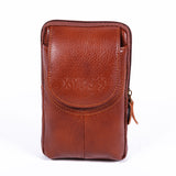 Outdoor,Vertical,Retro,Leather,Waist,Multifunction,Purse,Portable,Phone