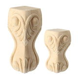 European,Solid,Carving,Furniture,Unpainted,Table,Cabinet,Feets
