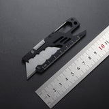 Multi,Folding,Utility,Knife,Portable,Survival,Tools,Carabiner,Ruler,Hexagonal,Wrench,Opener,Outdoor,Camping,Travel