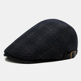 Men's,Beret,British,Plaid,Outdoor,Casual,Adjustable,Leisure