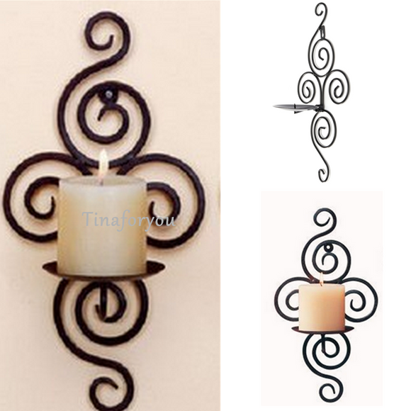 Scroll,Candle,Holder,Candlestick,Hanging,Sconce,Wedding,Decorations