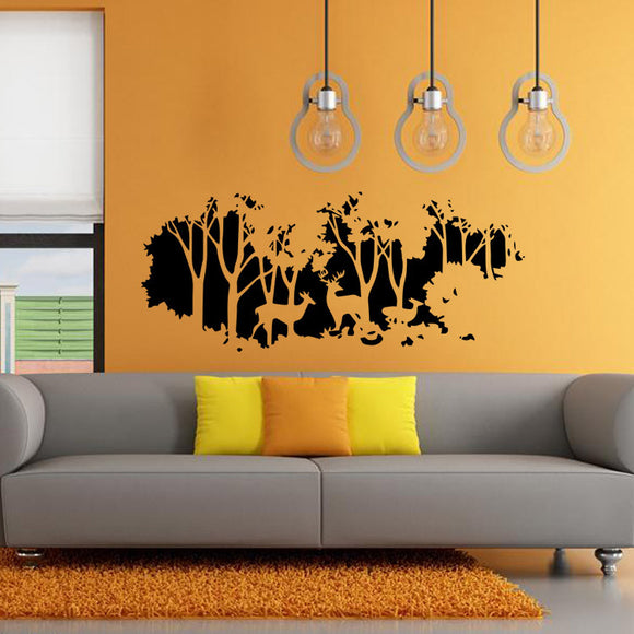 58cmx126cm,Forest,Sticker,Decal,Decor