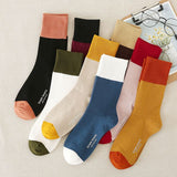 Socks,Women's,Color,Stamping,Ladies,Socks,Cotton,Color,Matching,Breathable,Women's,Socks