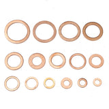 150Pcs,Solid,Copper,Washers,Assorted,Washer,Plastic,Sizes