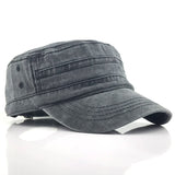 Washed,Cotton,Outdoor,Sunscreen,Military,Peaked