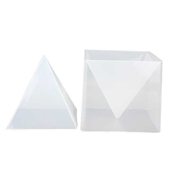 Super,Pyramid,Silicone,Mould,Resin,Decorative,Craft,Jewelry,Making,Jewelry