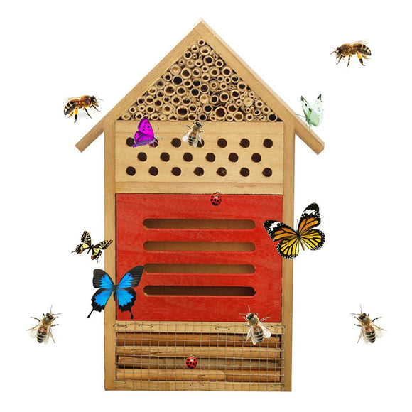 Insect,House,Wooden,Hotel,Shelter,Garden,Outdoor,Decorations