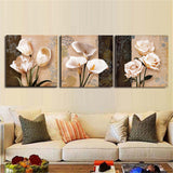 Orchid,Flower,Combination,Painting,Canvas,Frameless,Drawing,Decor,Paper