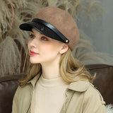 British,Style,Chain,Octagonal,Beret