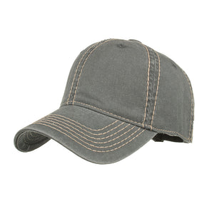 Women,Casual,Washed,Cotton,Baseball,Adjustable,Soild,Color,Visor