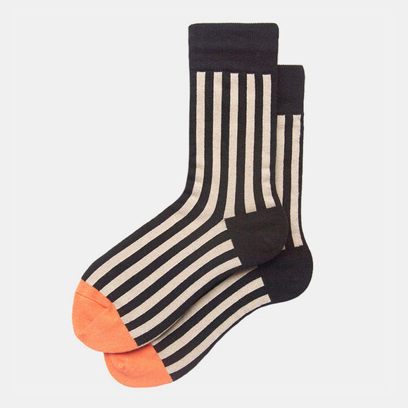 Couple,Striped,Socks,Women,Vertical,Strips,Color,Design,Sense,Street,Popular