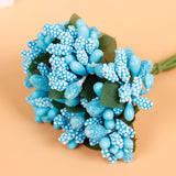 12pcs,Artificial,Simulation,Berry,Flower,Headwear,Garlan,Party,Decoration