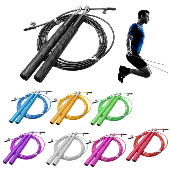 Aluminum,Speed,Jumping,Sports,Fitness,Exercise,Skipping,Cardio,Cable