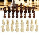 32Pcs,Wooden,Chess,Crafted,Chess,Family,Outdoor,Children