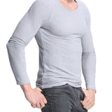 Men's,Sleeve,Muscle,Crewneck,Sweatshirt,Breathable,Lightweight