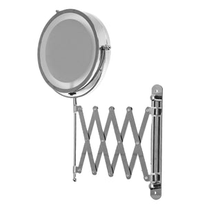 Folding,Telescopic,Bathroom,Makeup,Mirrors,Mounted,Magnifying