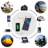 LEORY,Portable,Solar,Panel,Camping,Light,Charging,Power,Universal,Phone,Lighting