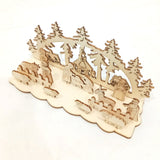 Loskii,JM01693,Christmas,Wooden,Funny,Party,Desktop,Decorations,Christmas,Wooden,Ornaments