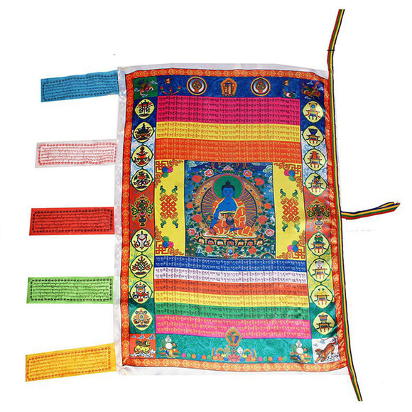 15x37,Tibetan,Horse,Buddhist,Prayer,Buddhism,Decorations