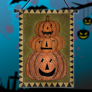 30x45cm,Halloween,Pumpkin,Polyester,Welcome,Garden,Holiday,Decoration