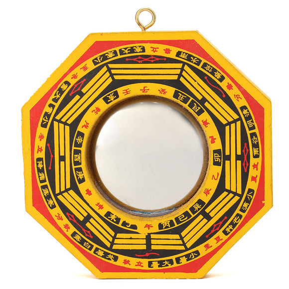 KiWarm,Chinese,Vintage,Lucky,FengShui,Convex,Bagua,Chinese,FengShui,Mirror,Taoist,Energy,Decorations