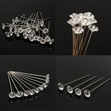 100pcs,Clear,Diamante,Flowers,Wedding,Bouquet,Supplies,Diamond,Corsage,Florist,Craft