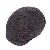 Winter,Classic,Vintage,Pinstripe,Twill,Beret,Peaked,Gentlemen